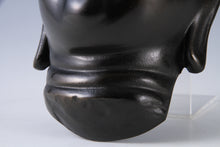 Vintage Japanese Bronze Miroku Bosatsu Mask - Showa Era