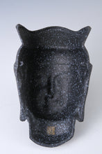 Vintage Japanese Bronze Miroku Bosatsu Mask - Showa Era