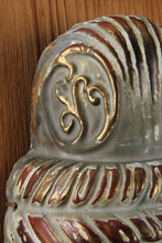 Vintage Paper Clay Kannon Mask  Early Showa Japanese Buddhism Wall Art