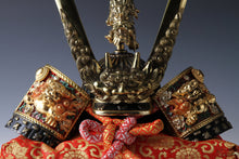 Japanese Vintage Samurai Helmet -Leo and Big Dragon Deco-