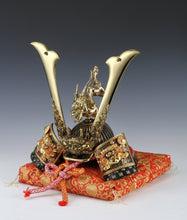 Japanese Vintage Samurai Helmet -Leo and Big Dragon Deco-