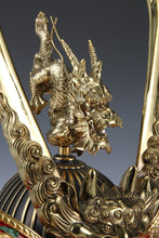 Japanese Vintage Samurai Helmet -Leo and Big Dragon Deco-