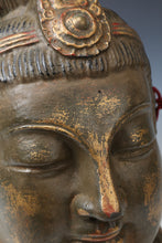 Old Vintage Large Size Paper Clay Buddhism Mask -Buddha- Early Showa Period 仏陀