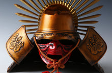 Japanese Massive Samurai Helmet -Hideyoshi's Kabuto- with a mask Rare Color Tsushima