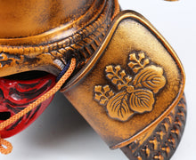 Japanese Massive Samurai Helmet -Hideyoshi's Kabuto- with a mask Rare Color Tsushima