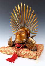 Japanese Massive Samurai Helmet -Hideyoshi's Kabuto- with a mask Rare Color Tsushima