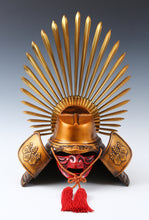 Authentic Japanese Massive Samurai Display Helmet -Hideyoshi's Kabuto- with a mask Rare Color Tsushima