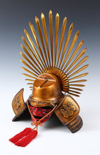Japanese Massive Samurai Helmet -Hideyoshi's Kabuto- with a mask Rare Color Tsushima