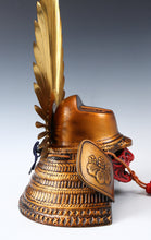 Authentic Japanese Massive Samurai Display Helmet -Hideyoshi's Kabuto- with a mask Rare Color Tsushima
