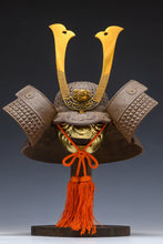 Vintage Beautiful Japanese Samurai Helmet -middle size- with a mask Tsushima