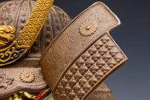 Vintage Beautiful Japanese Samurai Helmet -middle size- with a mask Tsushima