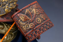 Japanese Samurai Kabuto Helmet  Red Butterfly Dragon Decor, Showa Era