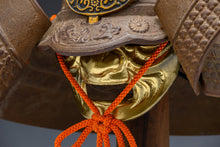 Vintage Beautiful Japanese Samurai Helmet -middle size- with a mask Tsushima