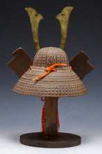 Vintage Beautiful Japanese Samurai Helmet -middle size- with a mask Tsushima