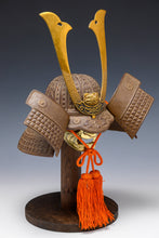 Vintage Beautiful Japanese Samurai Helmet -middle size- with a mask Tsushima