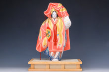 Vintage Japanese Noh Hakata Clay Ceramic Doll -Hagoromo-