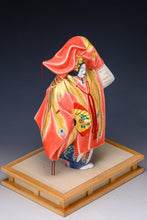 Vintage Japanese Noh Hakata Clay Ceramic Doll -Hagoromo-