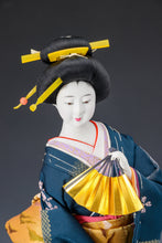 Japanese Beautiful Vintage Geisha Doll -Classic Fan Style- 扇 Rare 58cm size