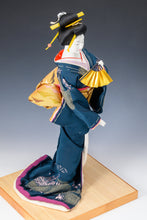 Japanese Beautiful Vintage Geisha Doll -Classic Fan Style- 扇 Rare 58cm size