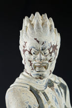 Antique Cast and Clay Buddhism Sculpture -World Heritage Basarah Warrior- Showa HTF Product