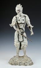 Antique Cast and Clay Buddhism Sculpture -World Heritage Basarah Warrior- Showa HTF Product
