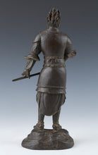 Antique Buddhism Bronze Sculpture -World Heritage Basarah Warrior- Showa HTF Product Super Rare Tushima
