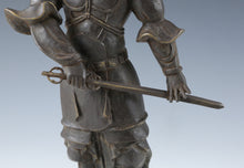 Antique Buddhism Bronze Sculpture -World Heritage Basarah Warrior- Showa HTF Product Super Rare Tushima