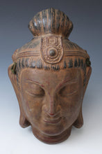 Old Vintage Large Size Paper Clay Buddhism Mask -Buddha- Early Showa Period