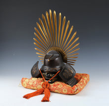 Japanese Old Vintage Samurai Helmet -Hideyoshi's Kabuto- with a mask
