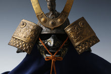 Old Vintage Japanese Samurai Helmet -middle size- with a mask Tsushima