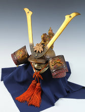 Old Beautiful Vintage Japanese Samurai Helmet -Yoshitsune Kabuto- Signed / Tsushima