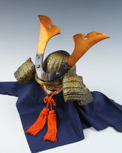 Samurai Helmet -Minamoto Zuisho Kabuto with a Mask- Tsushima Signed