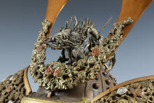 Large Vintage Japanese Samurai Kabuto Helmet  Dragon Crest Mask Display