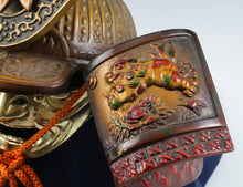 Old Beautiful Vintage Japanese Samurai Helmet -Yoshitsune Kabuto- Signed / Tsushima