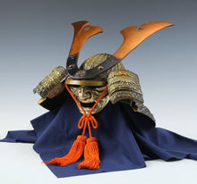 Samurai Helmet -Minamoto Zuisho Kabuto with a Mask- Tsushima Signed