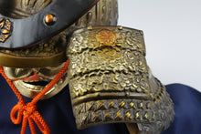 Samurai Helmet -Minamoto Zuisho Kabuto with a Mask- Tsushima Signed