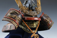 Japanese Old Vintage Samurai Kabuto Helmet -dragon red helmet with a mask- Tsushima