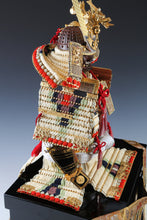 Japanese Samurai Figure Doll  Kamakura Gold Leaf Style, Vintage Display