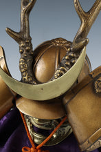 Japanese Beautiful Vintage Samurai Helmet Middle Size  -Shikanosuke Kabuto with a Mask- Tsushima