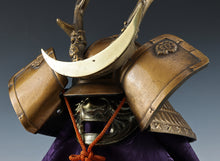 Japanese Beautiful Vintage Samurai Helmet Middle Size  -Shikanosuke Kabuto with a Mask- Tsushima