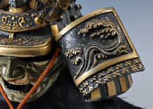 Japanese Vintage Samurai Kabuto Helmet -dragon purple helmet with a mask- Genji Tsushima -Shogun-