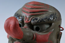 Old Vintage Japanese Paper Clay NOH MASK -Tengu- Braggart Rare Product