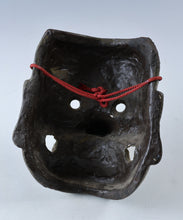 Old Vintage Japanese Paper Clay NOH MASK -Tengu- Braggart Rare Product