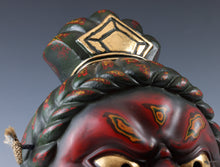 Beautiful Vintage Plaster Buddhism Mask Plaque -Nio- Showa Product