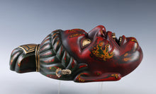 Beautiful Vintage Plaster Buddhism Mask Plaque -Nio- Showa Product