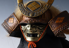 Vintage Japanese Samurai Kabuto Helmet  Takeda Shingen Style, Showa Display Armor