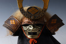 Vintage Japanese Samurai Kabuto Helmet  Takeda Shingen Style, Showa Display Armor