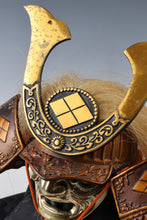 Vintage Japanese Samurai Kabuto Helmet  Takeda Shingen Style, Showa Display Armor
