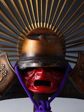 Japanese Old Vintage Samurai Helmet -Hideyoshi's Kabuto- with a mask