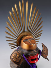 Japanese Old Vintage Samurai Helmet -Hideyoshi's Kabuto- with a mask